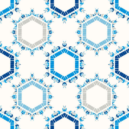 Paisley ornament. Seamless background. Design with manual hatching. Drawing. Ikat. Vector...