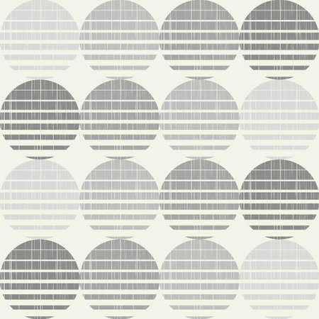 Mosaic with geometric shapes. Seamless pattern. Design with manual hatching. Textile. Ethnic boho ornament. Vector illustration for web design or print.のイラスト素材