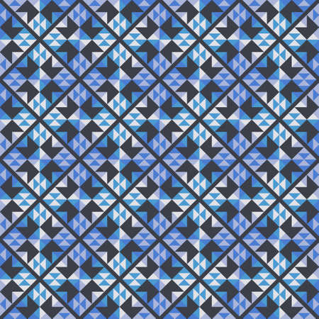 Design of triangle shapes. Seamless pattern. Textile. Ethnic boho ornament. Vector illustration for web design or print.のイラスト素材