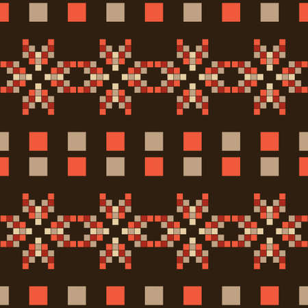 Mosaic of squares. Abstract background. Seamless pattern. Vector illustration for web design or...