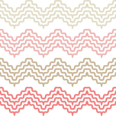 Seamless zigzag pattern. Abstract background for textile design. Manual hatching. Ethnic boho ornament. Vector illustration for web design or print.のイラスト素材