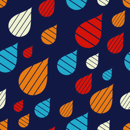 Mosaic with geometric shapes. Seamless pattern. Design with manual hatching. Textile. Ethnic boho...