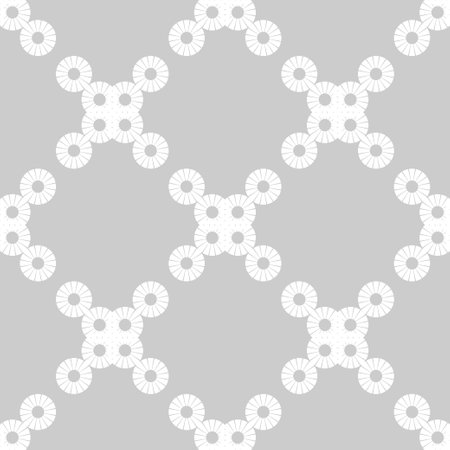 Mosaic with geometric shapes. Seamless pattern. Design with manual hatching. Textile. Ethnic boho ornament. Vector illustration for web design or print.のイラスト素材