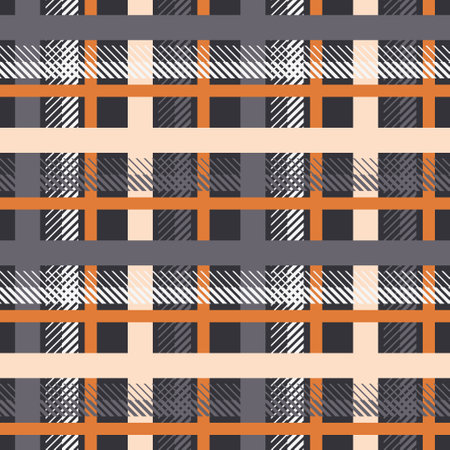 Seamless background of Scottish fabric. Texture made of cells. Tartan plaid. Vector illustration for...