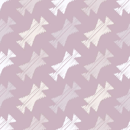 Brown floor with wooden texture. Geometry. Embroidery. Seamless pattern. Vector illustration for web design or print.のイラスト素材