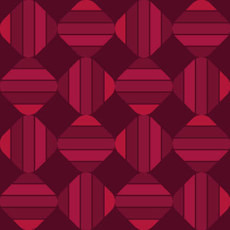 Mosaic with geometric shapes. Seamless pattern. Design with manual hatching. Textile. Ethnic boho ornament. Vector illustration for web design or print.のイラスト素材