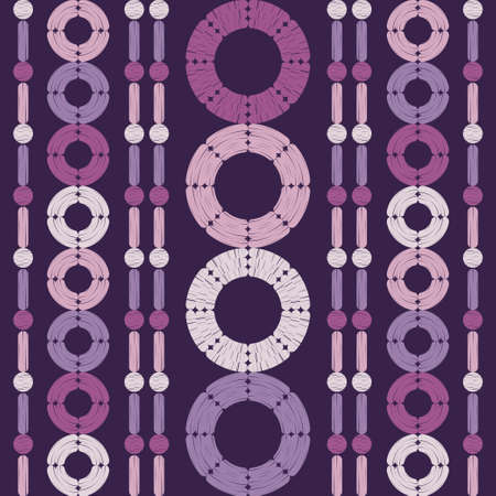 Mexican plaid. Navajo. Seamless pattern. Design with manual hatching. Textile. Ethnic boho ornament. Vector illustration for web design or print.のイラスト素材