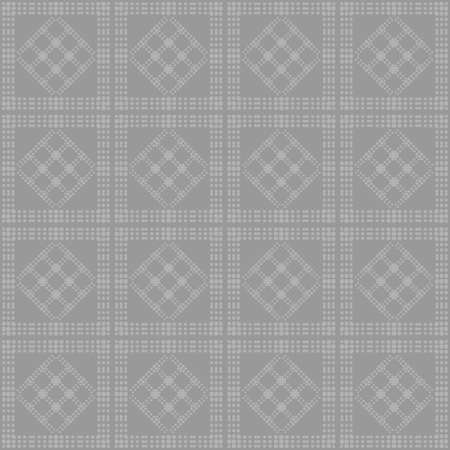 Geometric shapes from points. Digital ornament. Border. Halftone. Seamless pattern. Textile. Ethnic boho ornament. Vector illustration for web design or print.のイラスト素材
