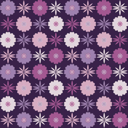 Mexican ornament with decorative flowers. Ethnic boho ornament. Vector illustration for web design or print.のイラスト素材