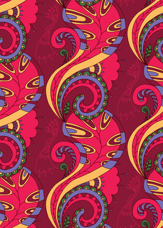 Flower bright sophisticated vector pattern.のイラスト素材