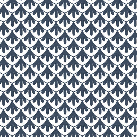 Beautiful seamless pattern with decorative elements. Abstract color pattern. Vector.のイラスト素材