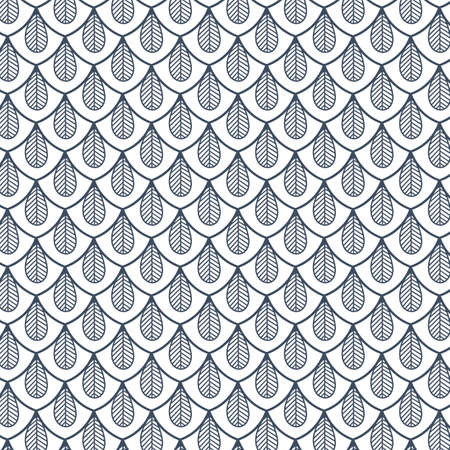 Beautiful seamless pattern with decorative elements. Abstract color pattern. Vector.のイラスト素材