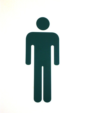 Men toilet signの写真素材