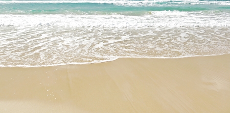 white clean sand beachの写真素材