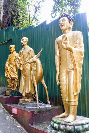 10,000 Buddhas Monastery at Sha Tin Hong Kongの写真素材