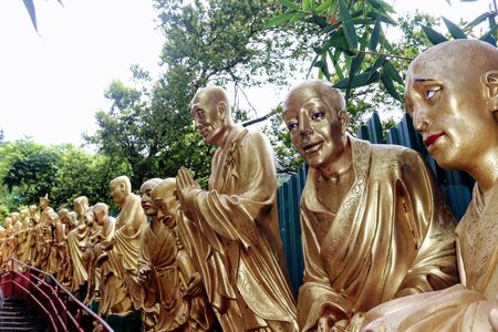 10,000 Buddhas Monastary at Sha Tin  Hong Kong