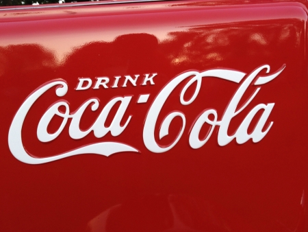 Vintage coca cola sign