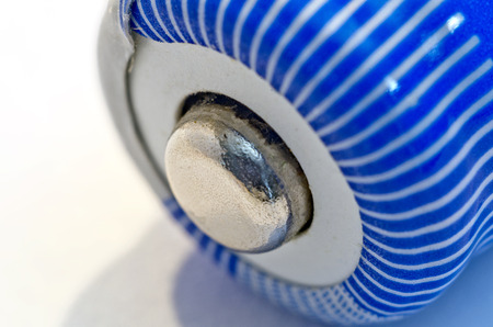 positive pole of a battery the size AAAの写真素材