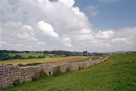 Ancient remains of the roman fortificationの写真素材