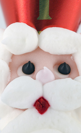 face of Saint Nicholas made from sugarの写真素材