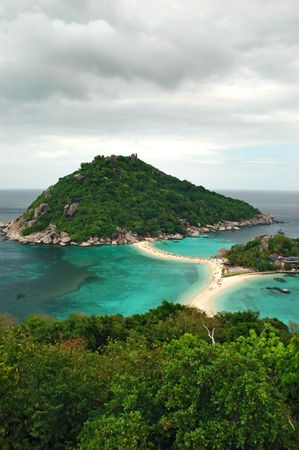 Island Koh Nang Yuan, Thailandの写真素材