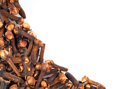 The background - aromatic spices cloves .の写真素材