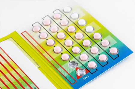 The detail - birth control pills .の写真素材