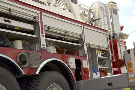 Fire fighting equipment to keep people safeの写真素材
