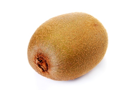 Fresh  kiwi fruit isolated on white backgroun の写真素材