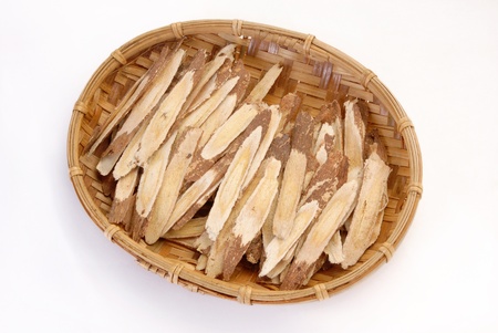  Traditional Chinese Medicine - Astragalus root  (Astragalus membranaceus)の写真素材