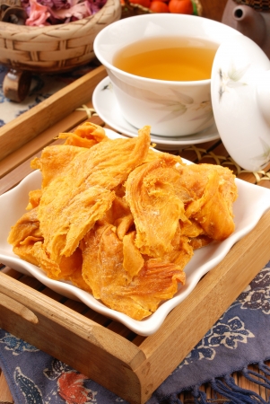 Dried Mango for tea break の写真素材