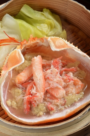 Delicious Japanese seafood - crab dishes の写真素材