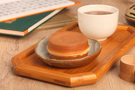 Taiwan delicious snack - wheel-shaped cakeの写真素材