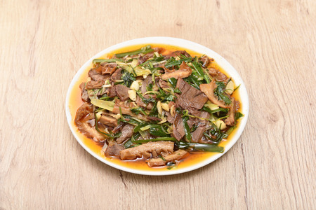 Chinese food sichuan cuisine, Sliced ??beef and ox tongue in chilli sauce, Mr and Mrs Smithの写真素材