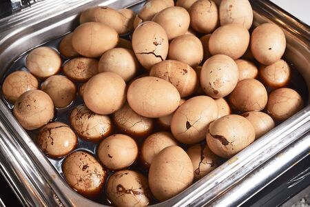 Chinese Tea Eggs (Cha Ye Dan)の写真素材