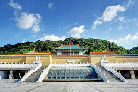 JUNE 03, 2020: National Palace Museum in Taipei, Taiwanのeditorial素材