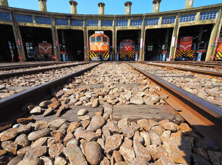 Changhua, Taiwan-March 16, 2021: Landscape View Of The Historic Monument Changhua Roundhouseのeditorial素材