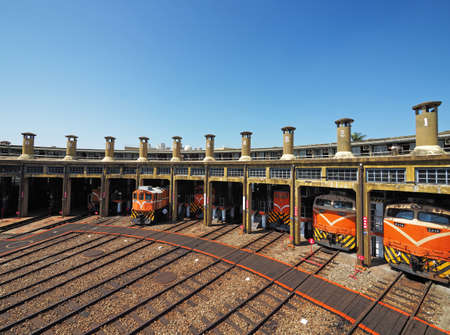 Changhua, Taiwan-March 16, 2021: Landscape View Of The Historic Monument Changhua Roundhouseのeditorial素材