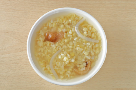 Taiwanese dessert, Lu-Do-Suan, Mung bean dessert soupの写真素材