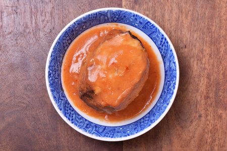 Ah Gei is a famous snack of Danshui in Taiwan.の写真素材