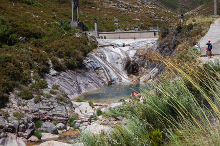 GerÃªs, Portugal - 2020-06-10 - Big lagoon of the 7 lagoons attraction in GerÃªs