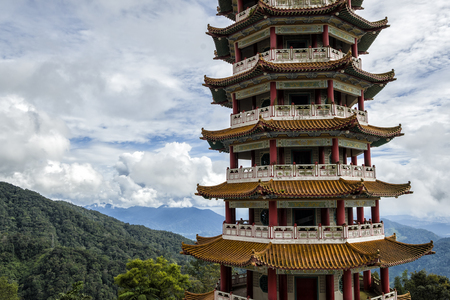 Pagoda Chin Swee Temple, Genting Highland, Malaysiaの写真素材