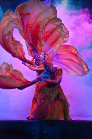 Acrobatic and Circus performance in Guilin, Chinaのeditorial素材