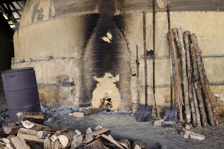 Traditional Charcoal factory, Sepetang, Malaysia - Traditional Charcoal factory in Kuala Sepetang Malaysiaの写真素材