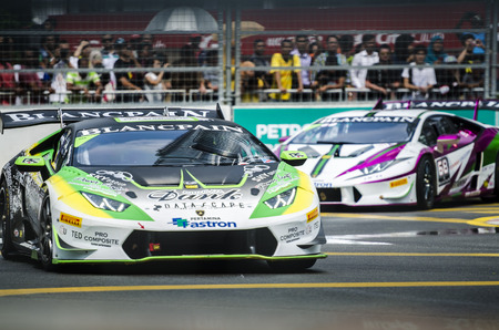 Kuala Lumpur - AUGUST 7: The first KL City Grand Prix on August 7, 2015, Kuala Lumpur Malaysia. The...