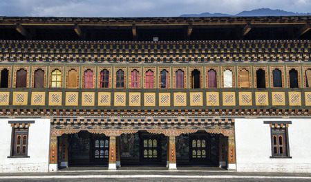 Tashichho Dzong, Thimphu, Bhutanのeditorial素材