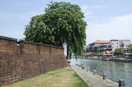 Port of Malacca and the Malacca River, Malaysiaのeditorial素材