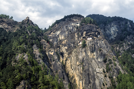 Taktshang monastery, Bhutanの写真素材