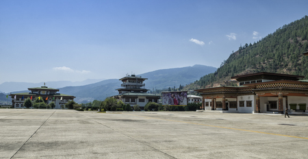 The only international airport of Bhutan is Paro Airport which considered one of the world's most challenging aiports.のeditorial素材