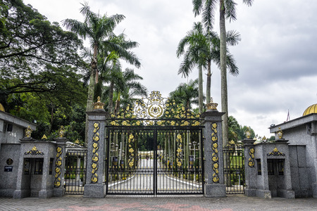 The Istana Negara at along Jalan Istana was the former residence of the Yang di-Pertuan Agong (Supreme King) of Malaysia.のeditorial素材